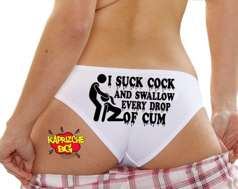 Adult Panties Gift for Couples, Cheeky Womens Underwear, Bachelorette Gift, Naughty Joke Lingerie