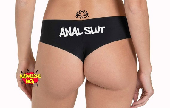 Anal Slut Panties Anal Sex Sexy Fun Funny Boyshort Booty