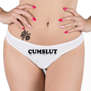 Naughty Slut Undies - Etsy