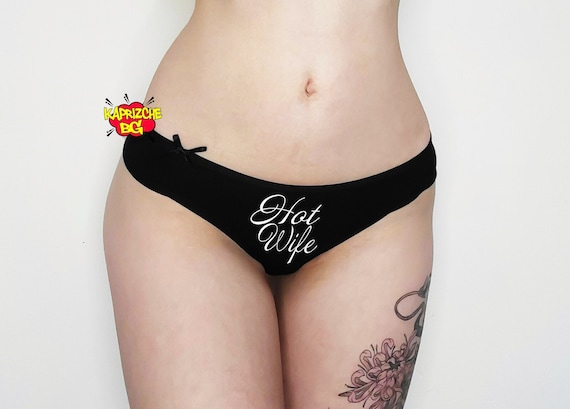 Hot Wife Panties ,funny Boy Short , Sexy Lingerie , Sexy Slutty , Gift for  Hotwife , Booty Panty , Womens Underwear , Bachelorette Party -  Canada