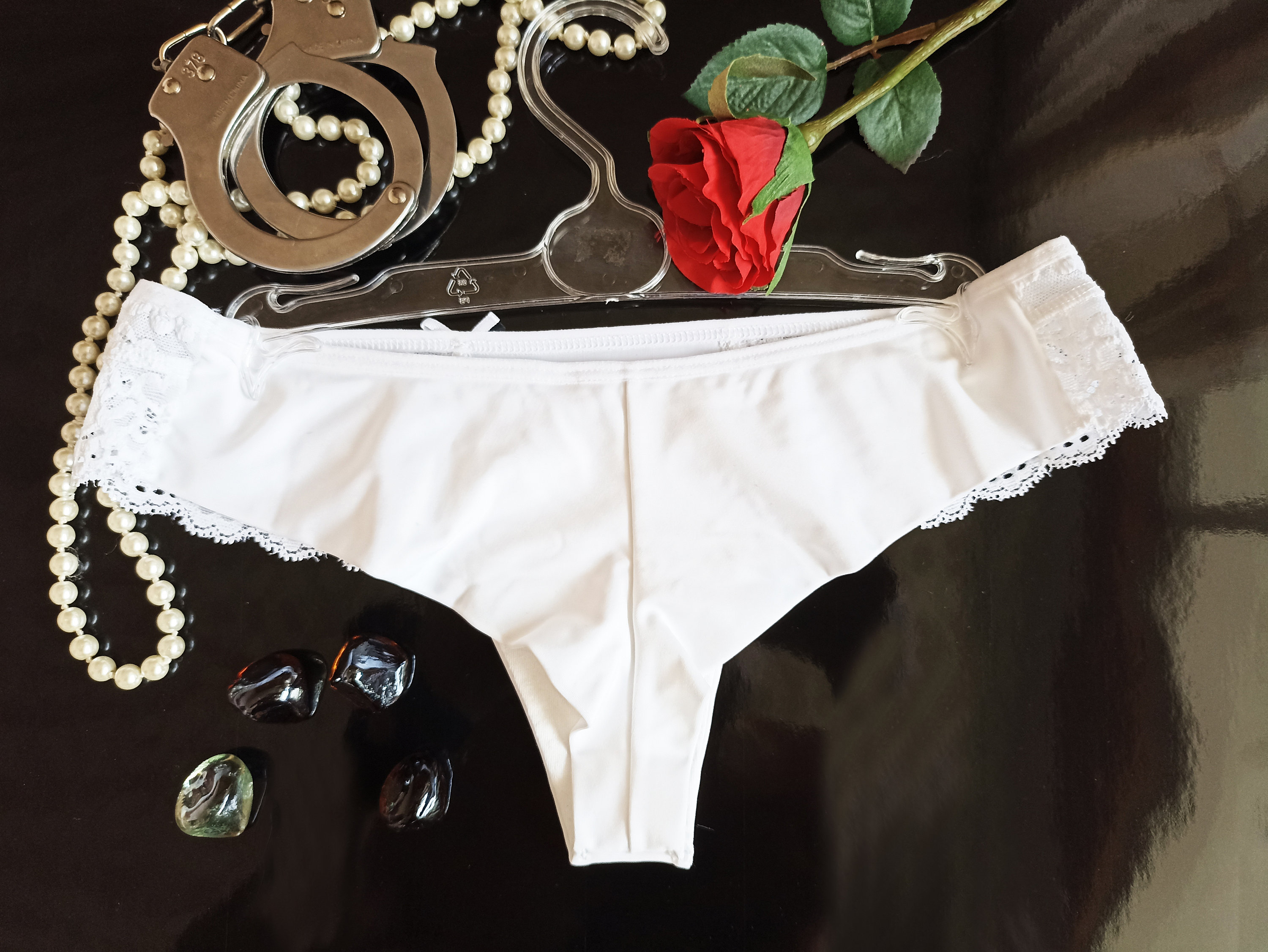 Mrs White Lace Thong Personalized Wedding Lace Thong Bridal Etsy