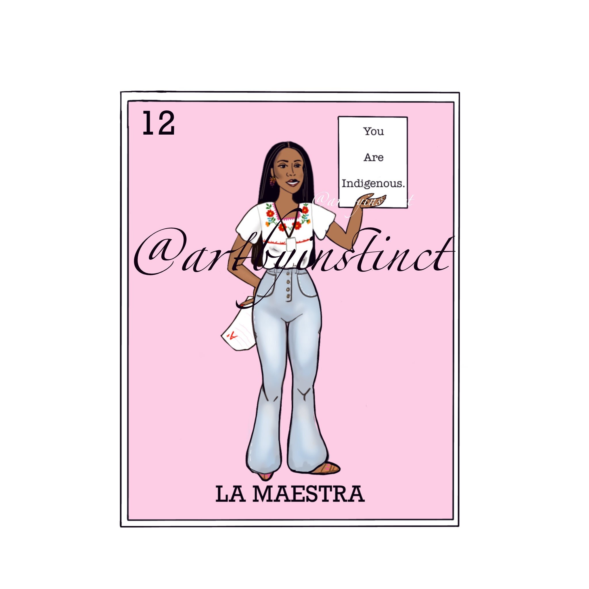 Loteria Card PNG Maestra Loteria Card Mexican Clip Art - Etsy Finland