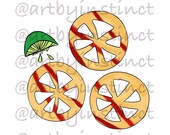 Mexican Duros Pin Wheel PNG, Hot Sauce and Lime PNG, Mexican Clip Art