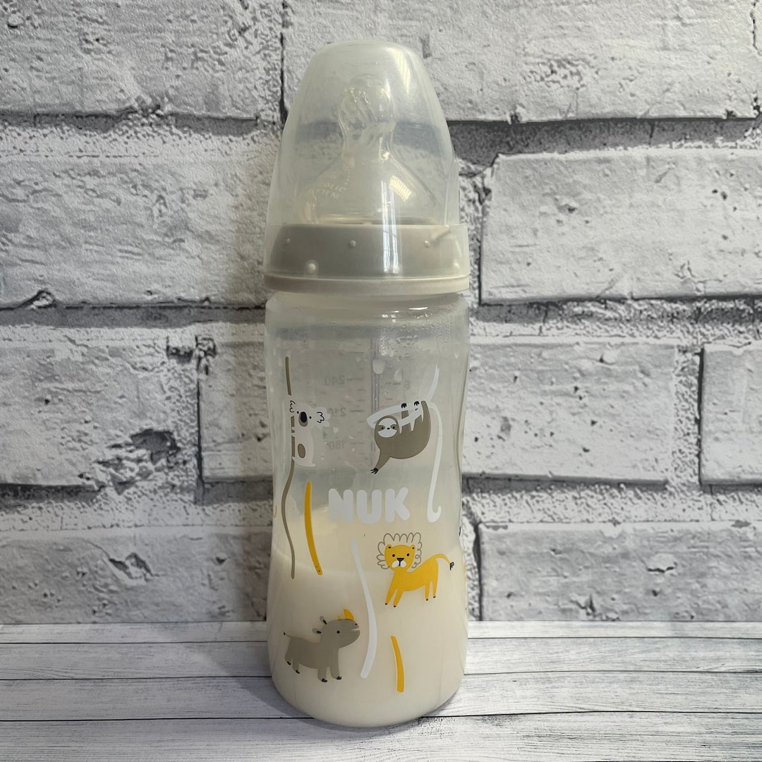 Jungle Themed NUK Reborn Fake Milk Bottle 10oz - Etsy