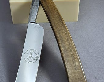 Vintage gerestaureerde HOLLE GROND VAN BLECKMANN - scheermes - klaar voor scheren - 6/8+