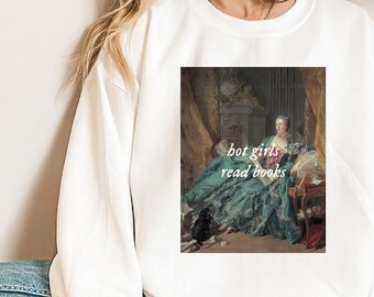 Chicas calientes leen libros sudadera / suéter bookish / libro merchandising