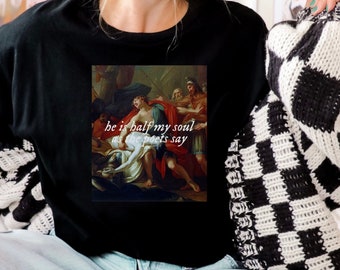 Él es la mitad de mi alma camiseta / Aquiles y Patroclo / Canción de Aquiles