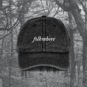folkwhore Embroidered Baseball Cap | Folklore Gift | Funny Gift For Her | Eras