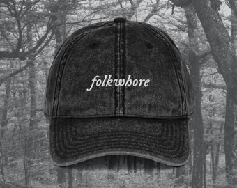 folkwhore Embroidered Baseball Cap | Folklore Gift | Funny Gift For Her | Eras