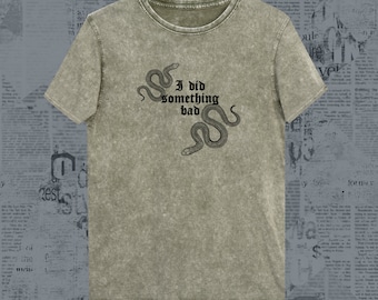 Hice algo malo camiseta / camiseta de reputación / regalos para ella / eras