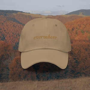 everwhore Embroidered Dad Hat | Evermore Gift | Funny Gift for Her | Eras | Baseball cap