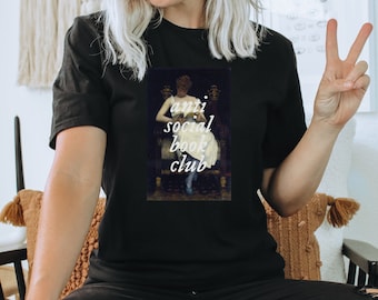 T-shirt anti-club de lecture social | T-shirt livresque | Réserver des produits dérivés