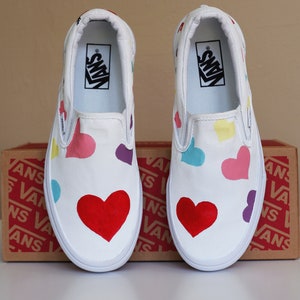 Vosda Mens Hand Drawn Valentine Hearts Flag Color Tennis Shoes for Mens Cute Casual Shoes Vosda Mens Hand Drawn Valentine Hearts Flag Color Tennis Shoes for Mens Cute Casual Shoes