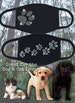 Dog and Cat Lover Rhinestone Bling Face Masks Coverings 