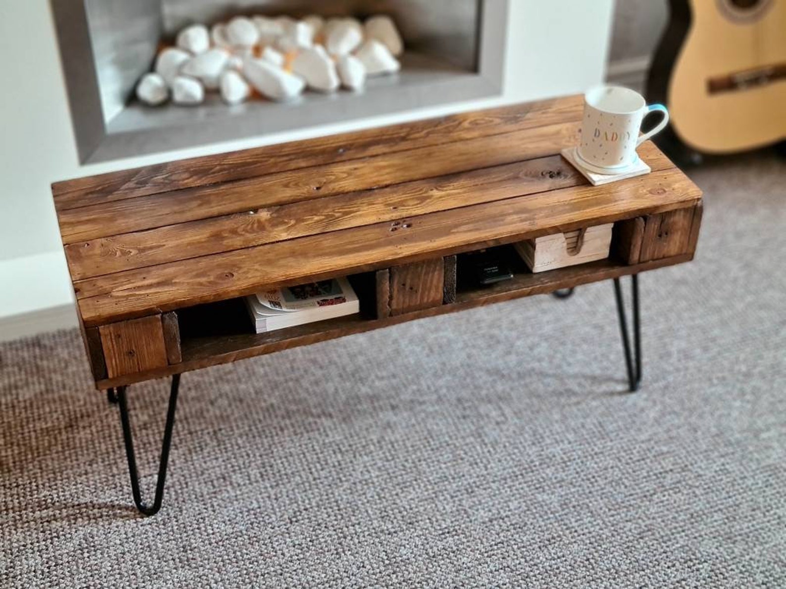 Handmade Rustic Coffee Table, or End Table. 