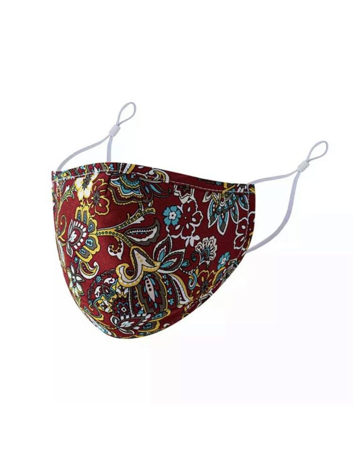 Face Mask Flower Floral Design Washable Reusable Cotton Ladies Etsy