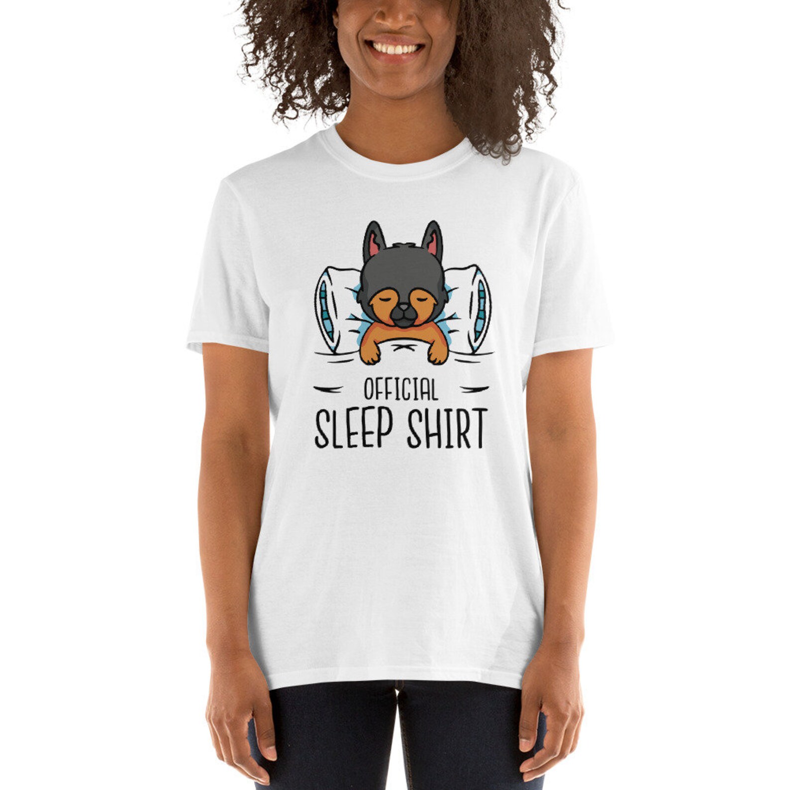 Official Sleep Shirt Dog Sleeping Dog Shirt Official Dog Etsy