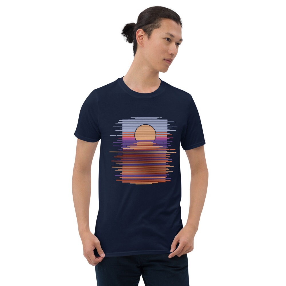 Horizon Sunset Shirt Sunset Shirt Ocean Sunset Unisex T-shirt - Etsy