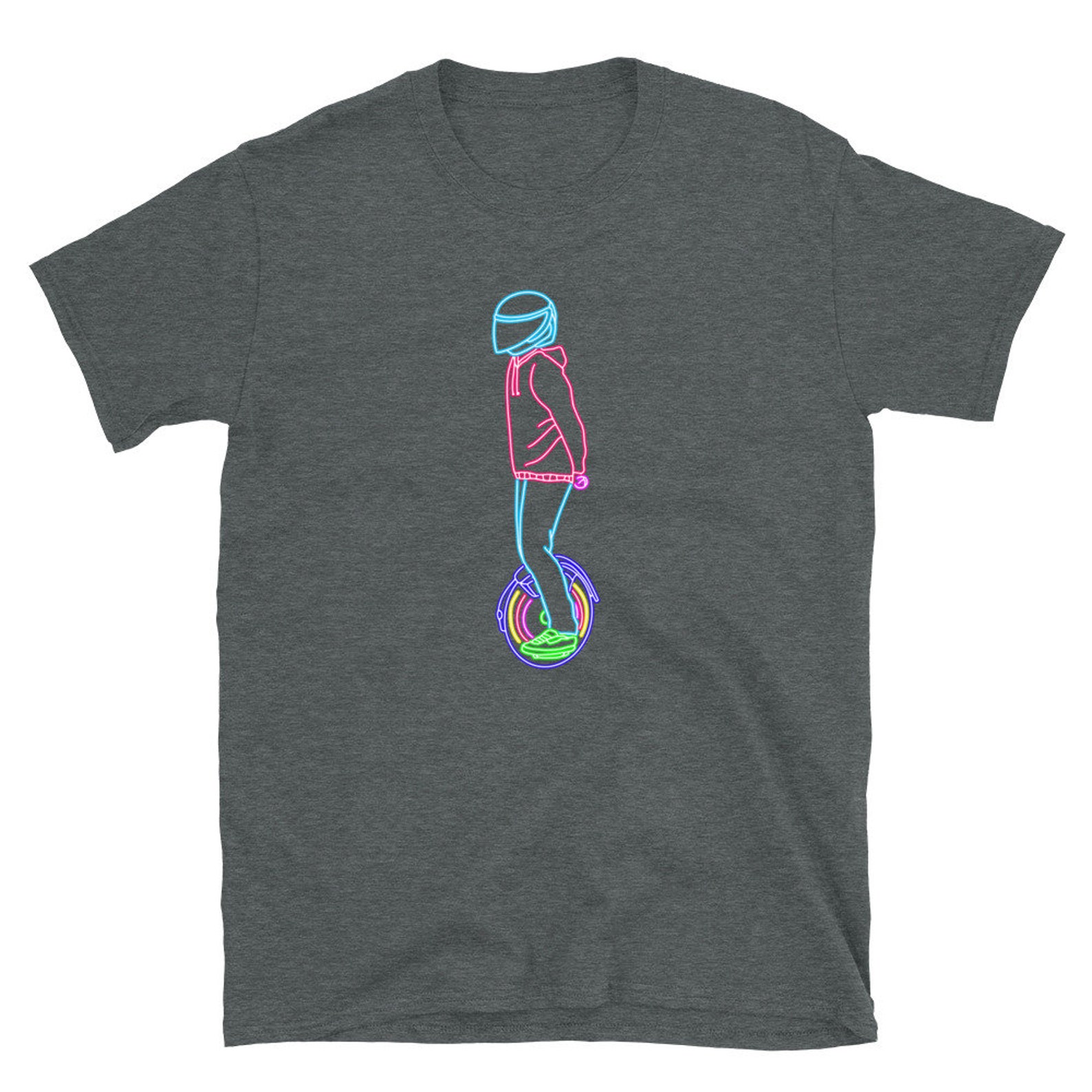 Unicycle Shirt, Neon Eunicycle, Unicycling Shirt, Unicyclist Gift