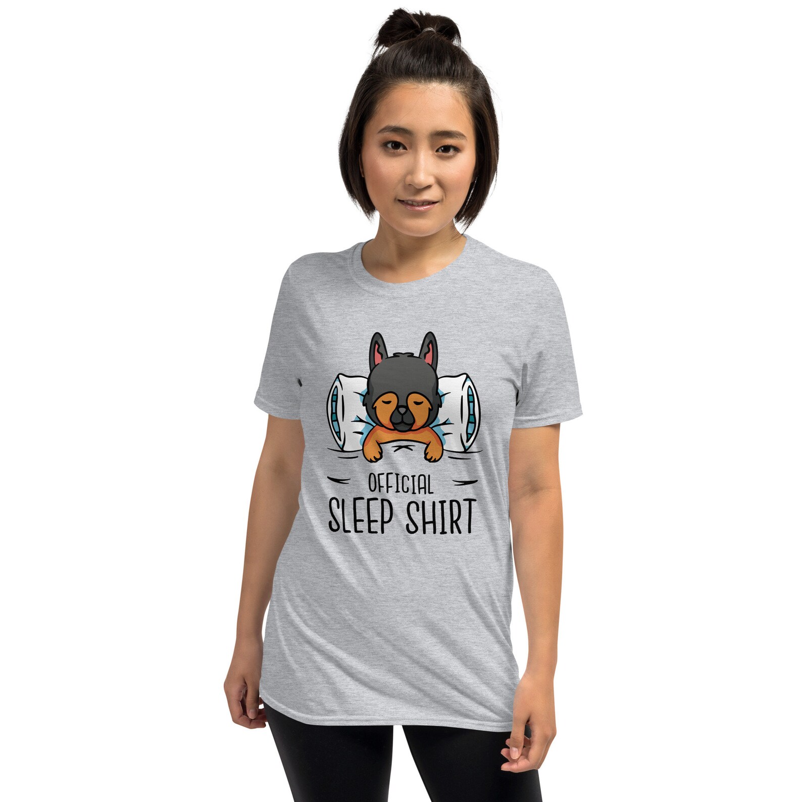 Official Sleep Shirt Dog Sleeping Dog Shirt Official Dog Etsy