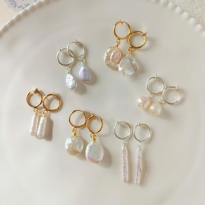 Classic Pearl Earrings Clip on,Non-Pierced Everyday Jewelry No Piercing