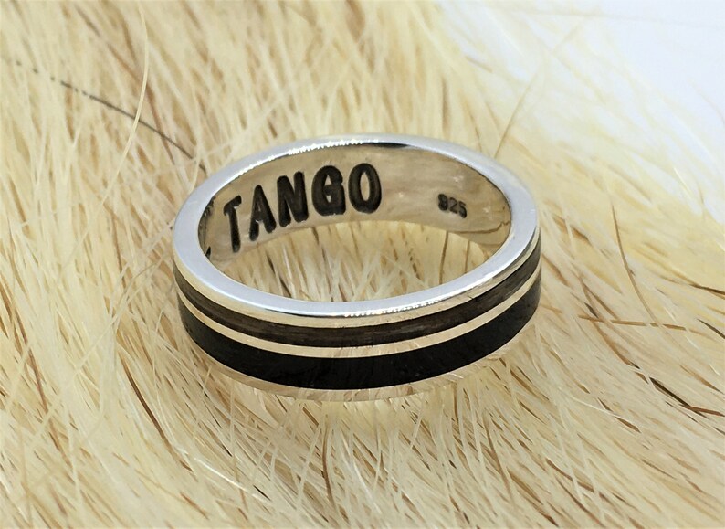 Horsehair Ring Sterling Silver Ring keepsake Ring Etsy