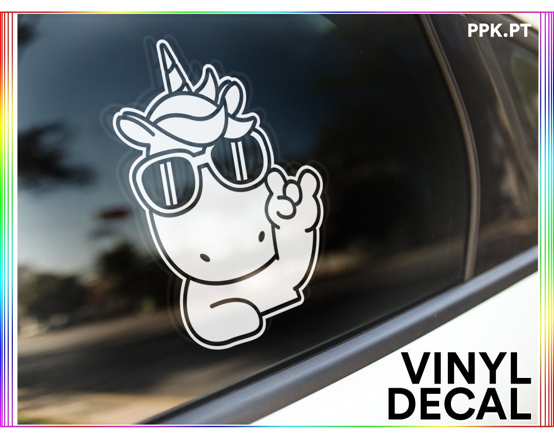 Unicorn car sticker - .de