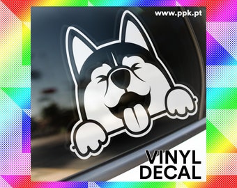 Husky Cute - Vinyl Decal Sticker for Car, Yeti, Laptop