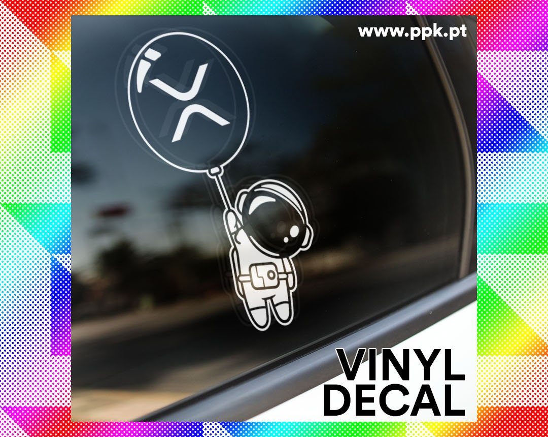 Ripple Xrp Ballon Moon Astronaut - Vinyl Decal Sticker for Car, Yeti,  Laptop - Etsy Israel