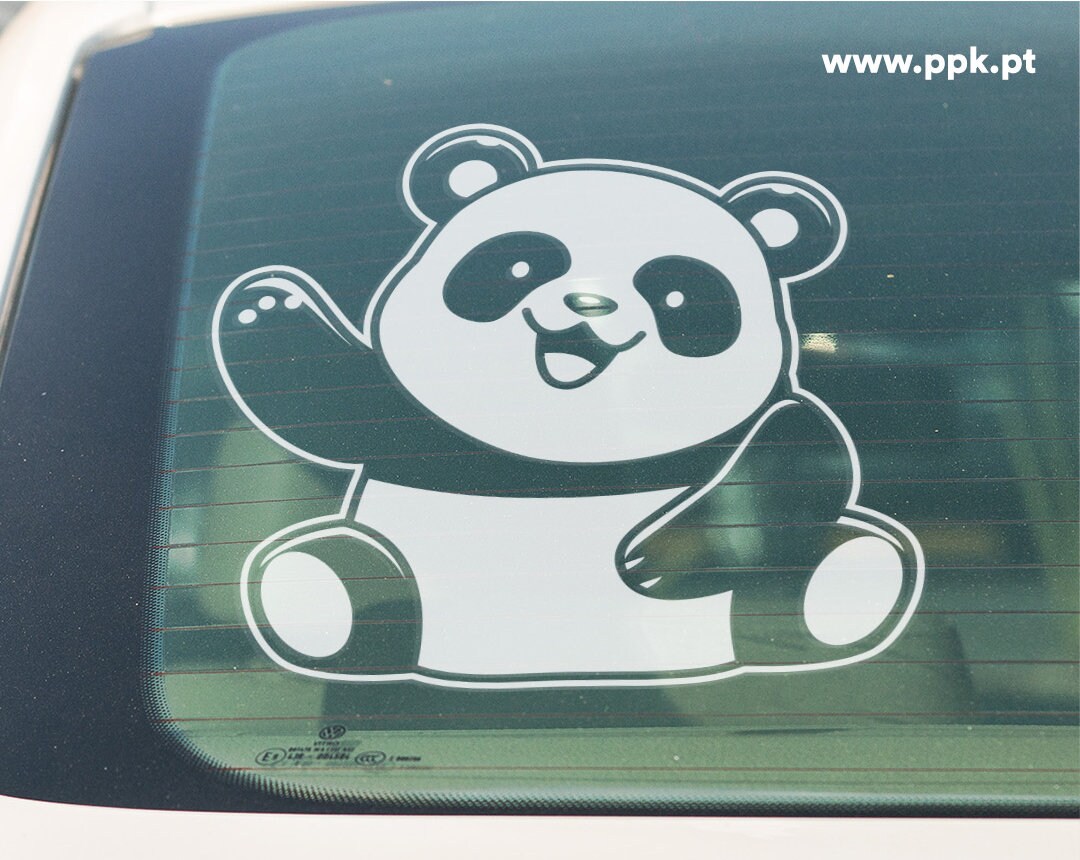 Panda Decal - Animal - Tattoo - Vinyl Decal Sticker for Car, Yeti ...