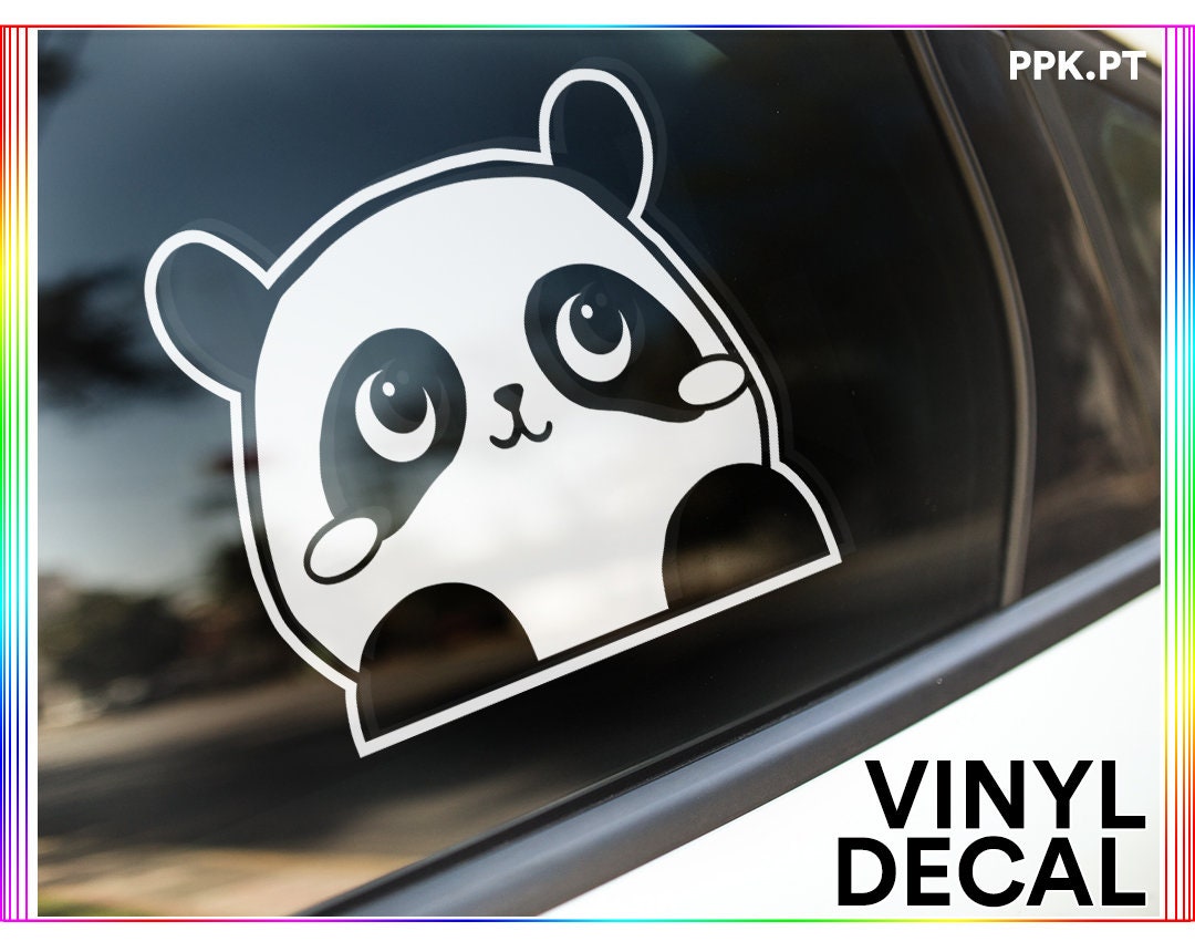 Panda Vinyl Decal Sticker for Car Yeti Laptop Etsy