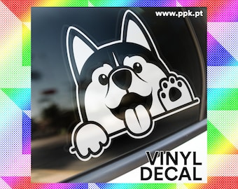 Husky - Animal - Tattoo - Vinyl Decal Sticker for Car, Yeti, Laptop