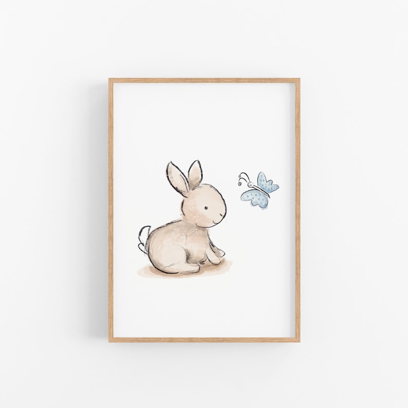 Bilder Kinderzimmer Tiere Set 6 Kinderzimmer Deko in DIN A5 - Etsy.de