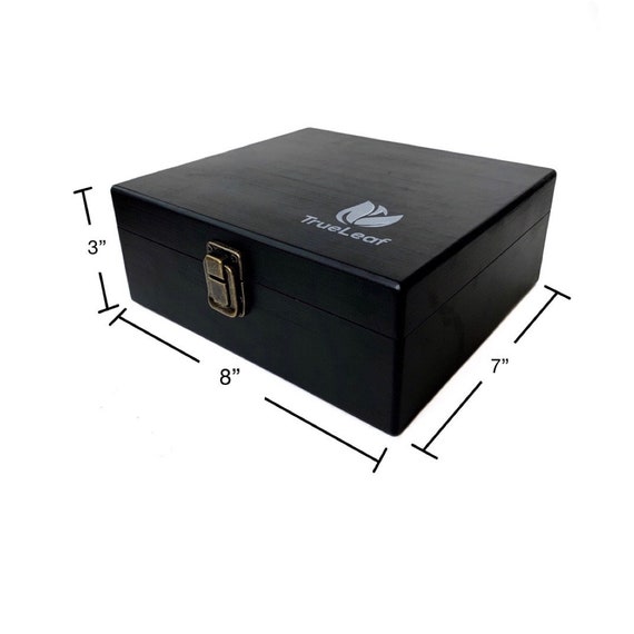 Stoner Box Kit - The Black Box - Lockable Bamboo Box - KushStar - Out of  this World Rolling Paper