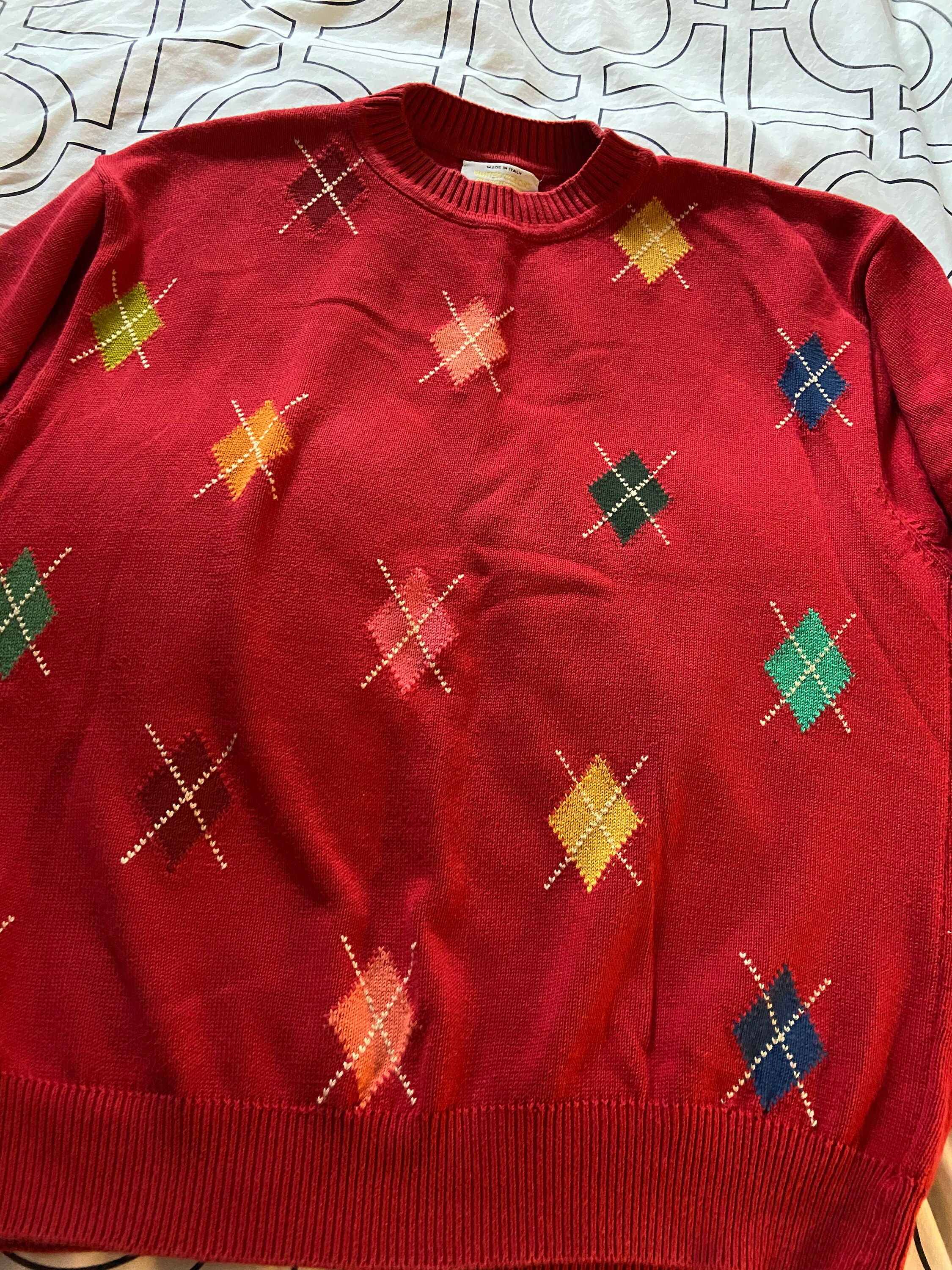 United Colors of woman's sweater from the 80s Etsy