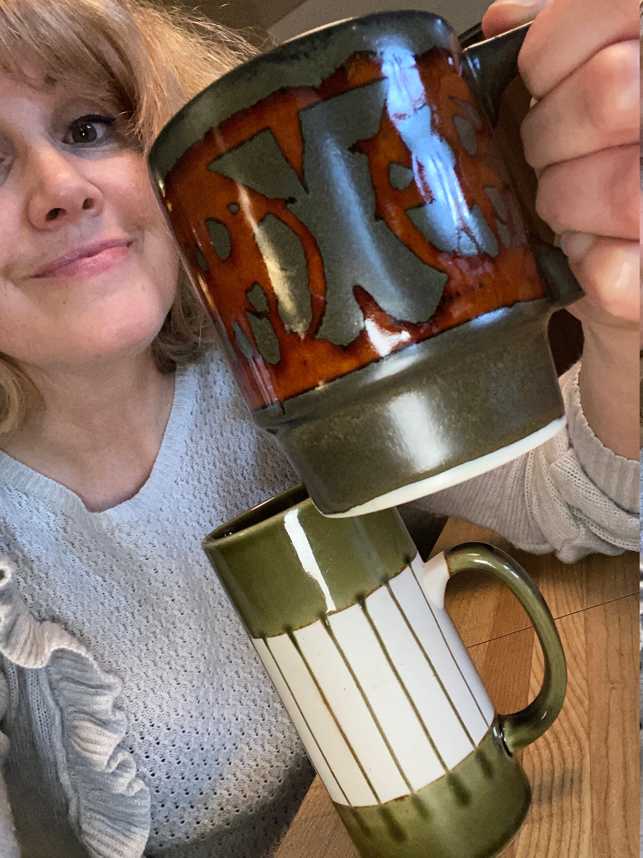 Four Vintage Japanese coffee cups mugs made in Japan Otigari Etsy