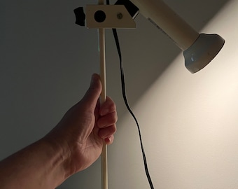 MCM space age Denmark lamp minimalistische bureaulamp jaren 70