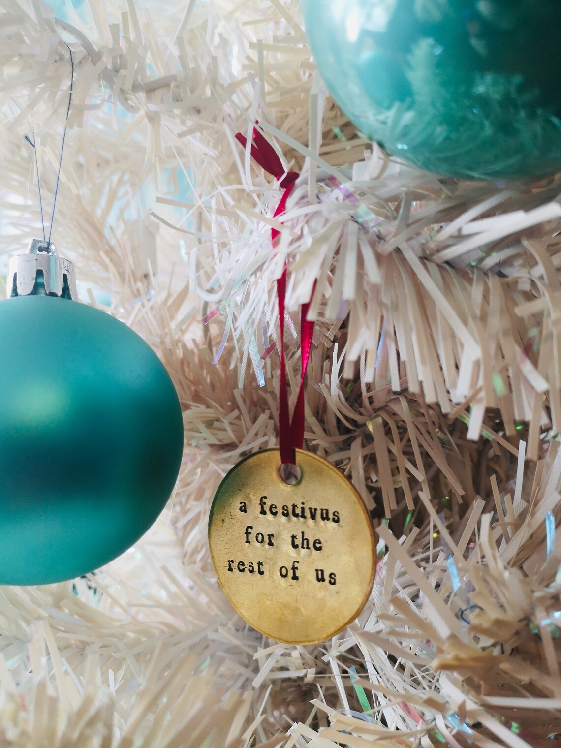 Metalstamped Christmas Decor A Festivus For The Rest Of Us Etsy