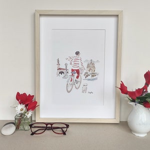 Durango Print, Impressions décoratives, Impression aquarelle, Décoration murale, Art, Image, Deux tailles, Elena Ciordia
