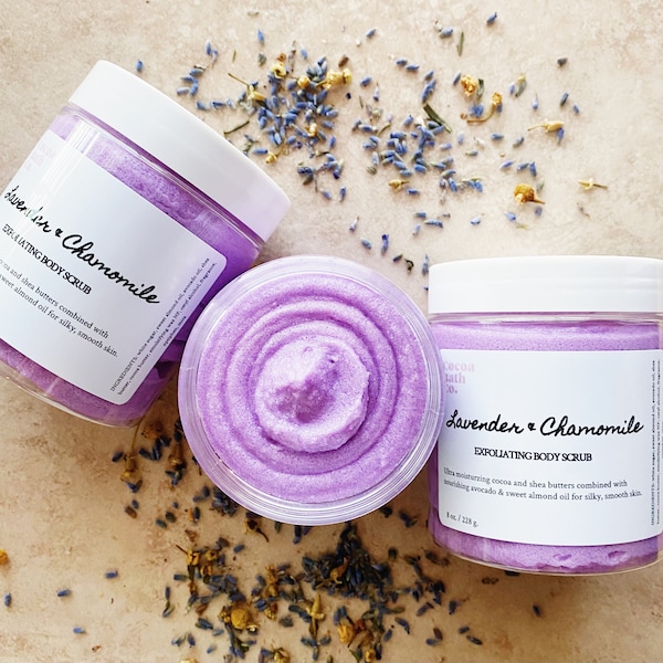 Lavender + Chamomile Body Scrub