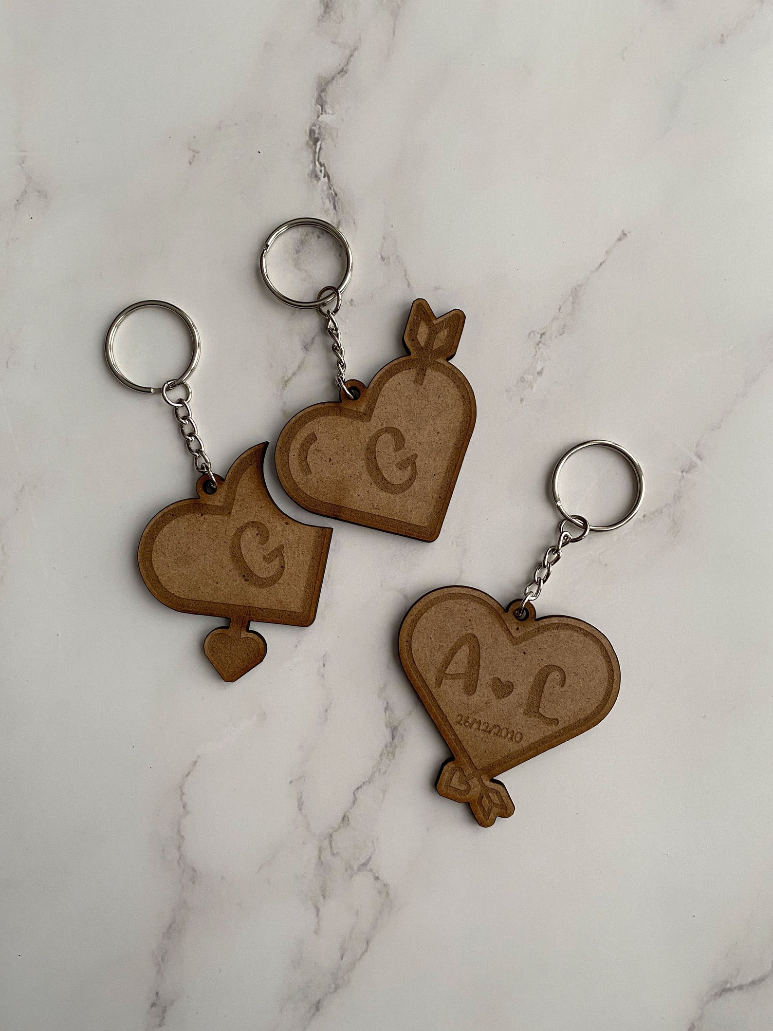 San Valentine Keychain Personalized Keyring Personalized Etsy