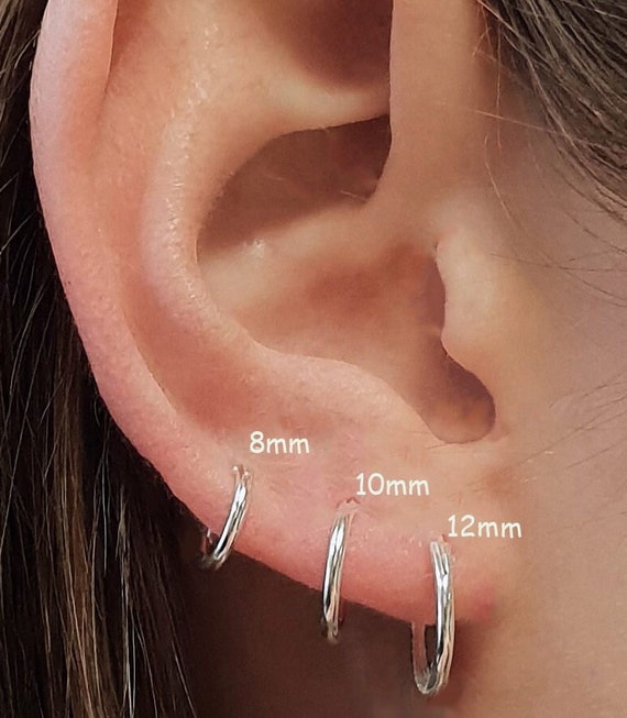 LUCKYJEWUS Mini Gold Hoop Earrings for Cartilage Helix Nose India | Ubuy