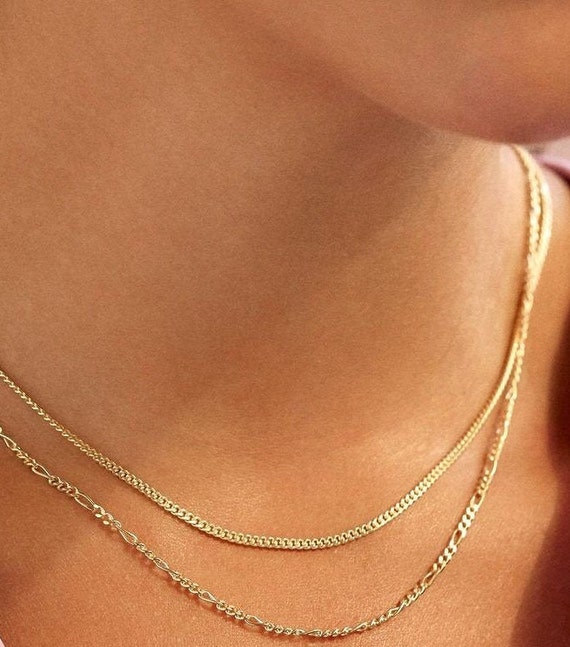 14K Gold Filled Curb Chain 14K Gold 