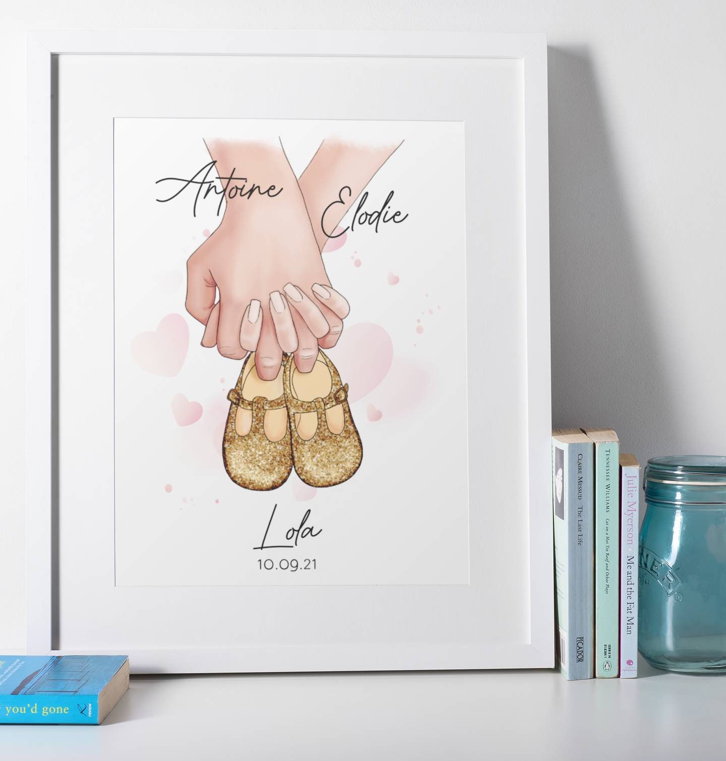 Affiche A4 - Modèle Mains Liées