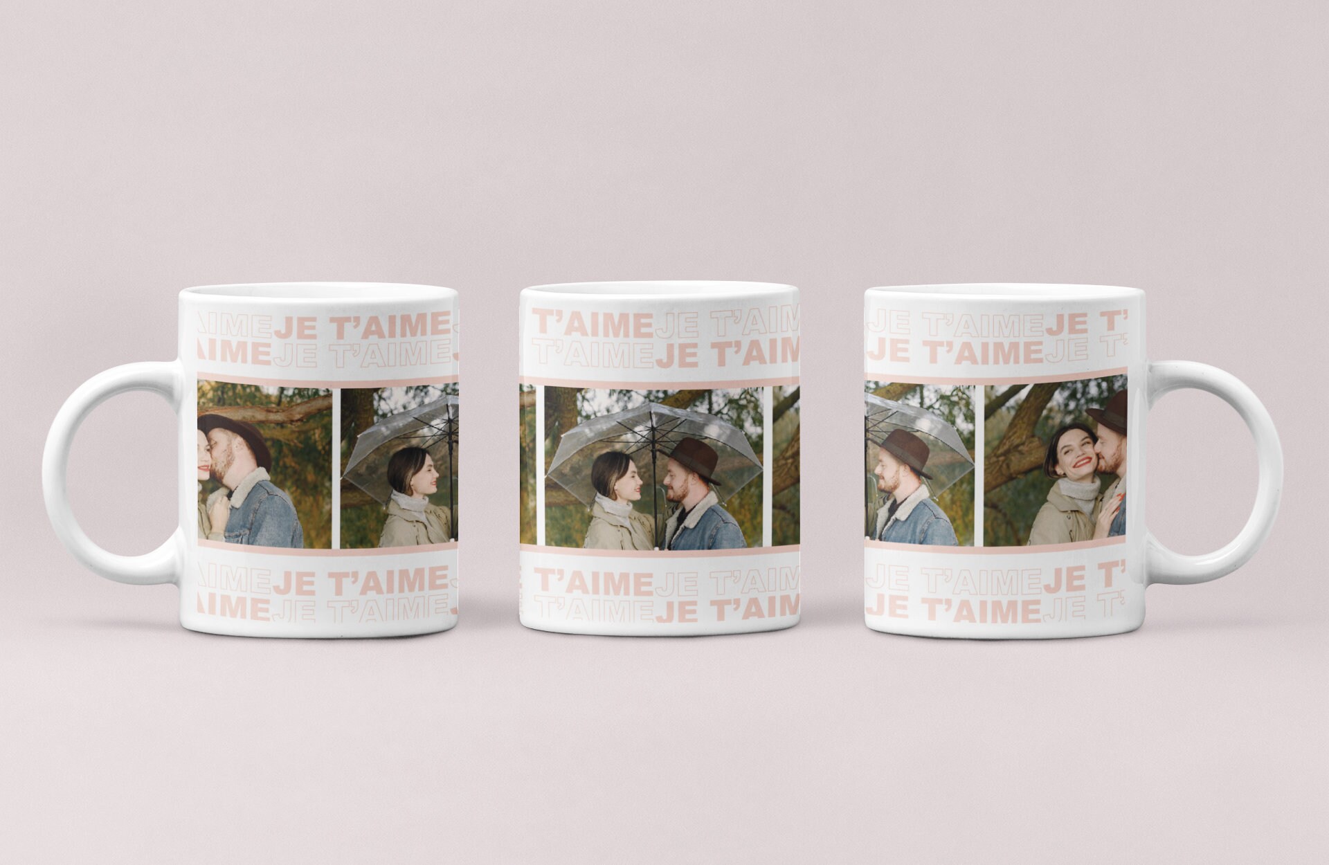 Mug Personnalisé - Modèle Je T'aime