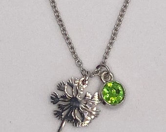Make A Wish Dandelion Necklace | Jewellery Gift | Gift Box | Stainless Steel | Choice of Colours