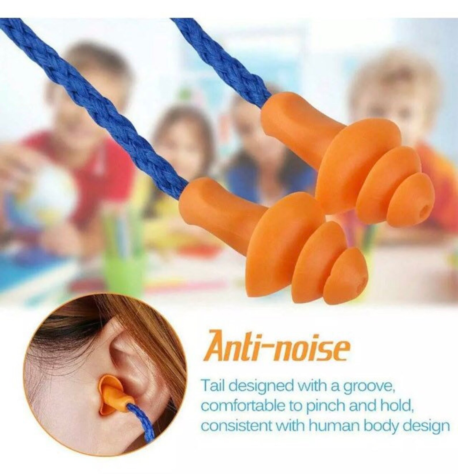 Autism Ear Plugs Silicone Asd Noise Reduction Sensory Etsy