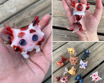 Catfish: A Mini 3D Resin BJD Purrmaid