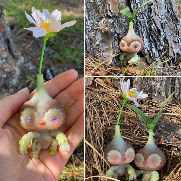 Sloth Sprouting Sprite: A Sloth-like Plant Spirit Micro Ball Joint Doll