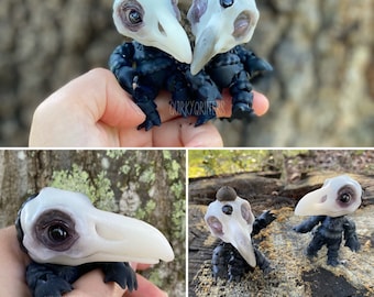 Nevermore: a Corvid Cryptid Ball Jointed Doll
